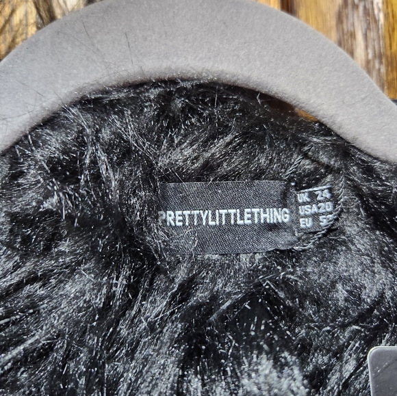 Faux Fur Black Jacket - Picture 3 of 5